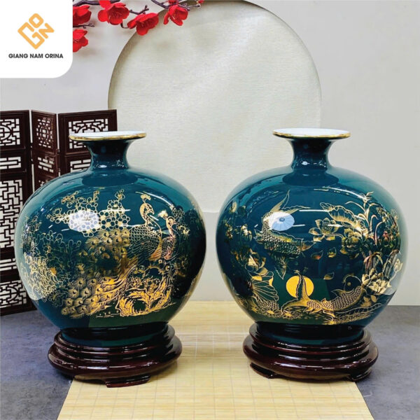 Bình Hút Tài Lộc Vẽ Vàng Kim - Ảnh 5