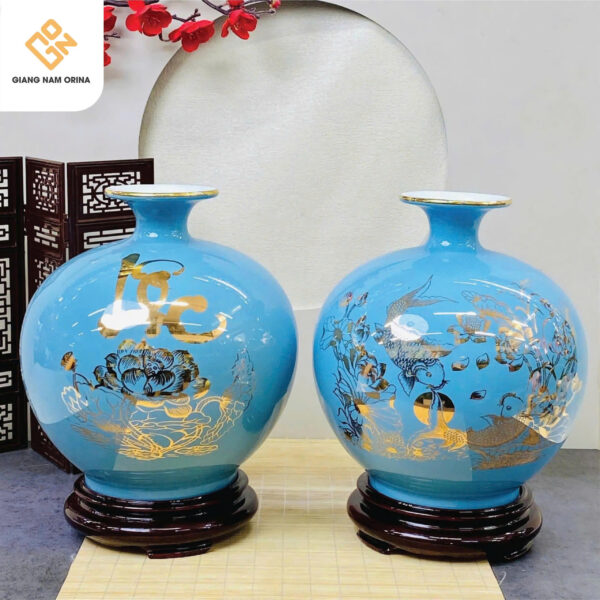 Bình Hút Tài Lộc Vẽ Vàng Kim - Ảnh 3