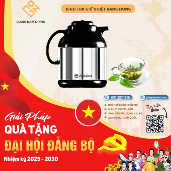 phích nước giữ nhiệt quà tặng đại hội Đảng phích nước giữ nhiệt quà tặng đại hội Đảng