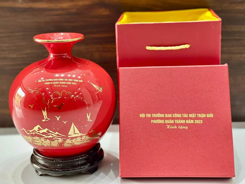 Bình hút lộc in logo làm quà tặng Bình hút lộc in logo làm quà tặng