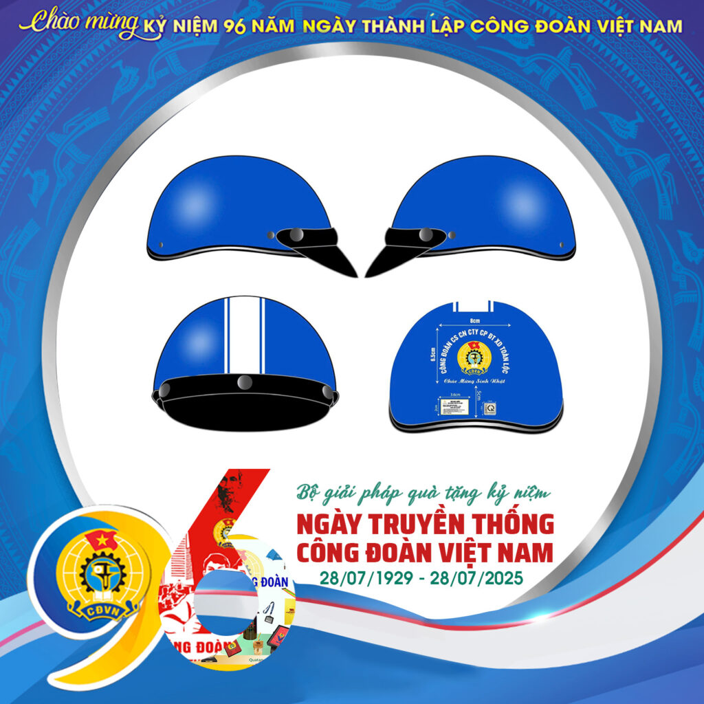 Mũ bảo hiểm in logo