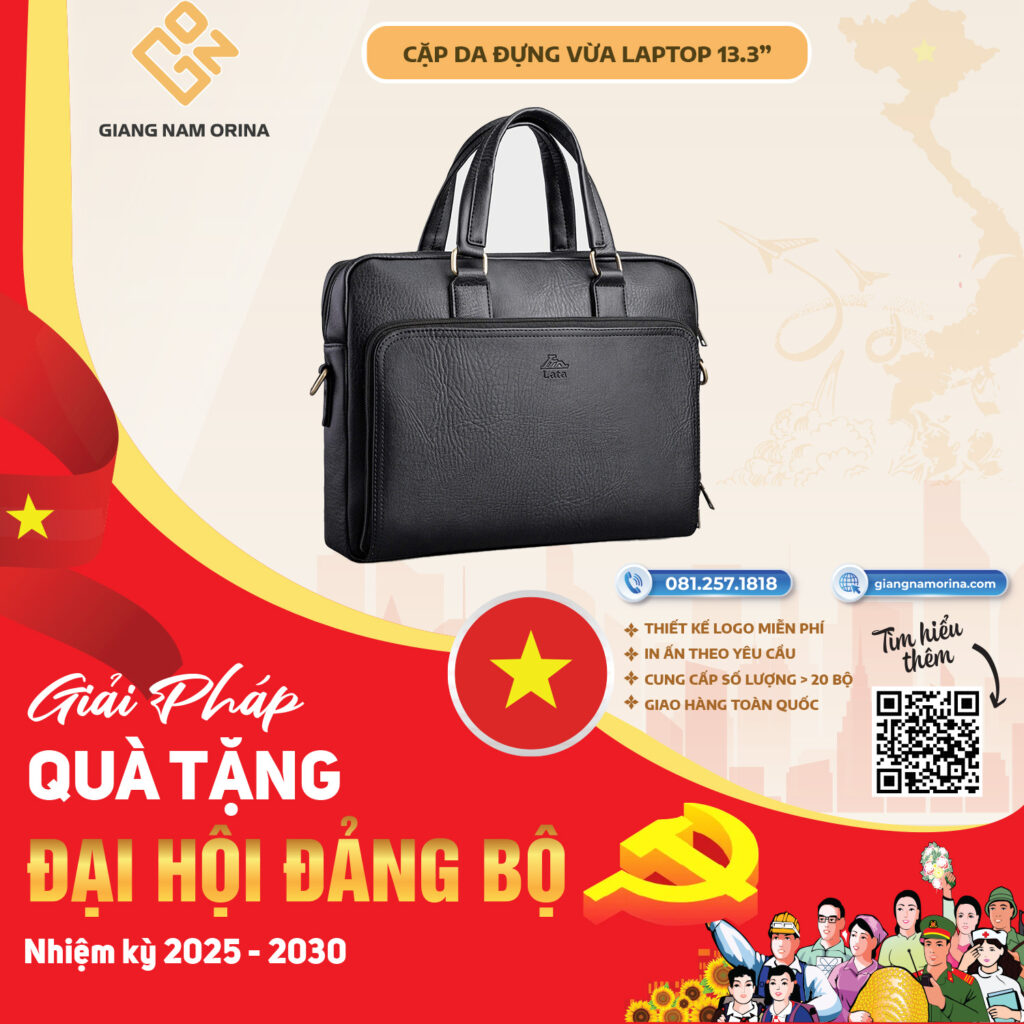 Cặp da đựng laptop