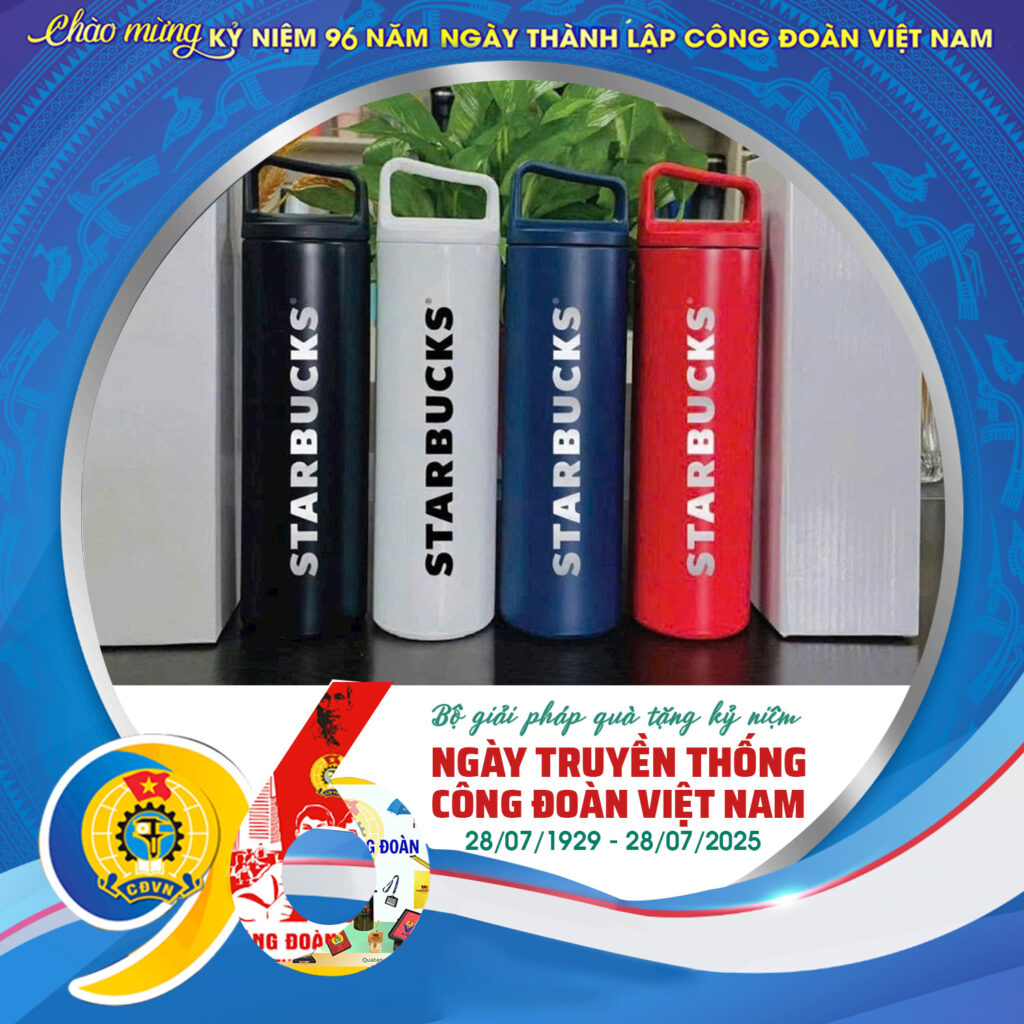 Bình giữ nhiệt quà tặng công đoàn