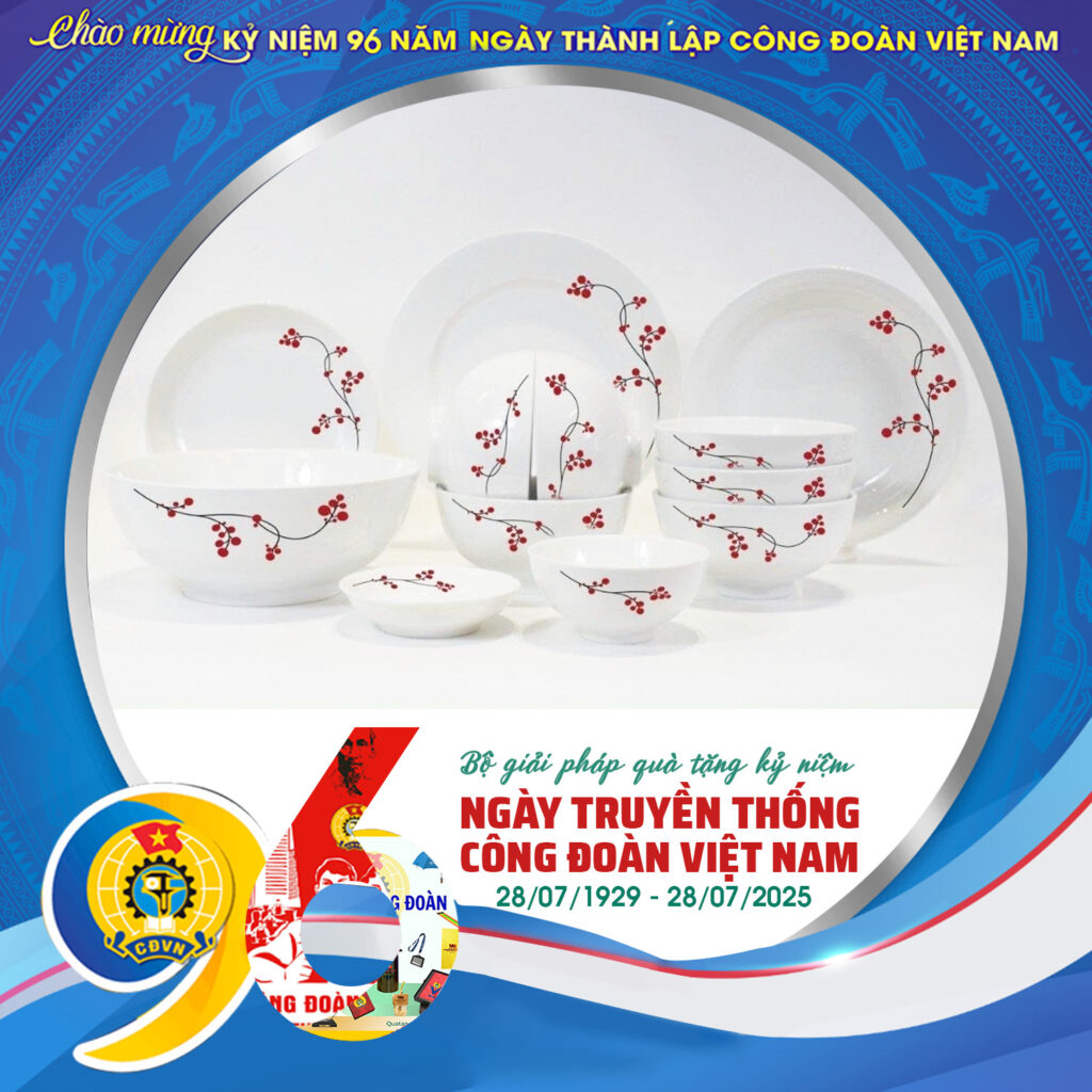 Bộ bát đĩa gốm sứ