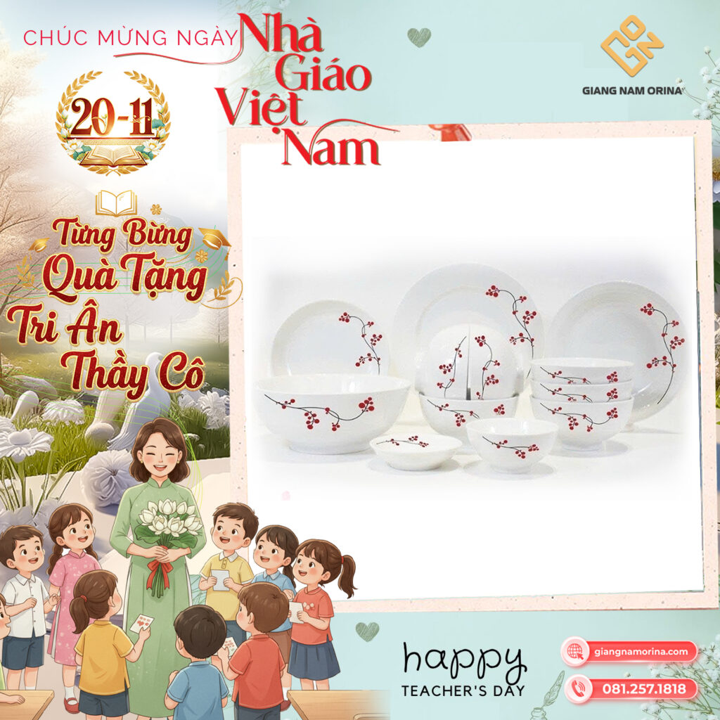 Bộ đồ ăn gốm sứ