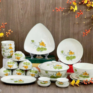 Bo bat dia Bat Trang men kem ve hoa sen 5