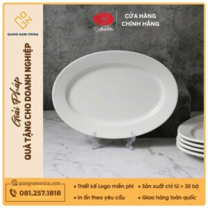 Đĩa xoài sứ Minh Châu