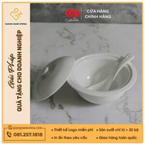 Thố sứ chưng yến Minh Châu