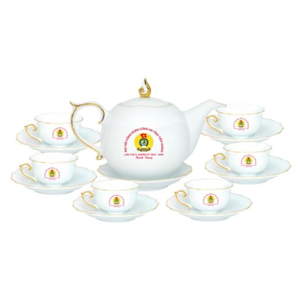 Xưởng cung cấp bộ ấm trà in logo giá rẻ, uy tín tại TP.HCM