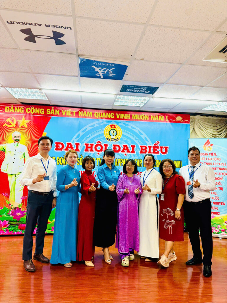 Mừng Đại hội Công đoàn Cơ sở Công ty Apparel Far Eastern (Việt Nam) lần V 3 Thành tựu nổi bật nhiệm kỳ 2020 – 2025