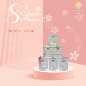 Bộ 6 ly thuỷ tinh mẫu 2