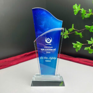 Kỷ niệm chương thuỷ tinh PL016