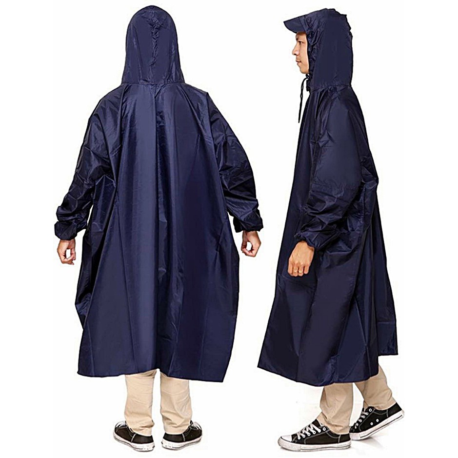 Áo mưa 1 người in logo