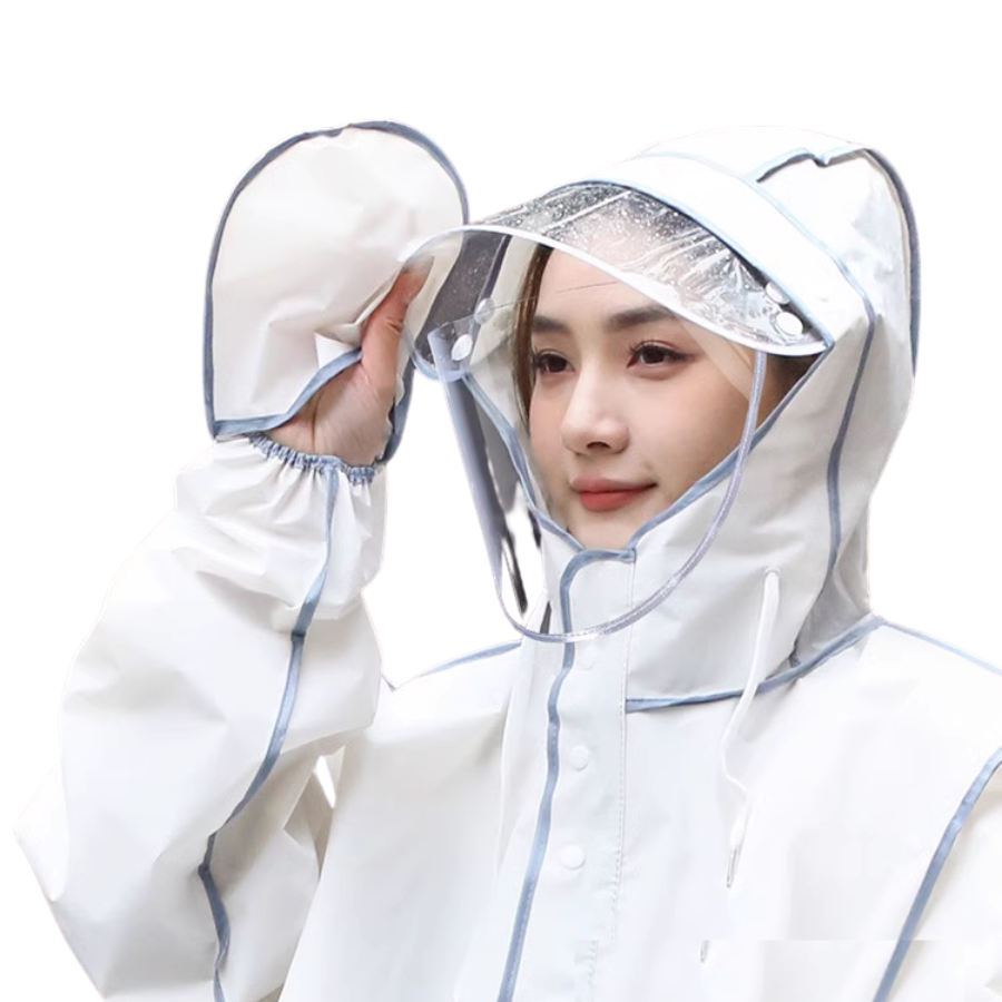 Áo mưa trùm toàn thân có kính chắn