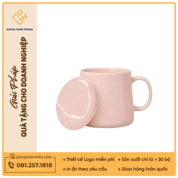 Ly sứ in logo – Tiện lợi và gần gũi cho bàn làm việc