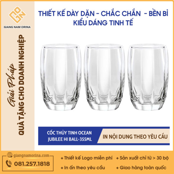 Ly Thủy Tinh Khắc Chữ Sang Trọng