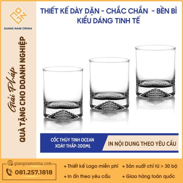 Ly thủy tinh cao cấp - Tinh tế và trong suốt