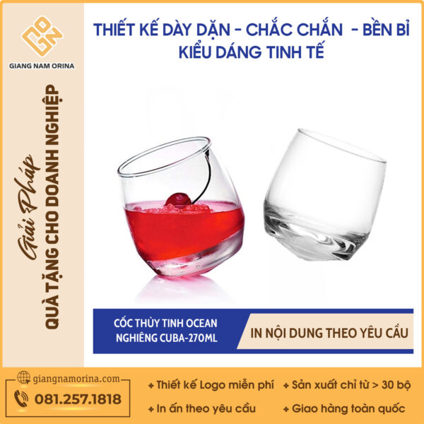 Ly Thủy Tinh Sang Trọng