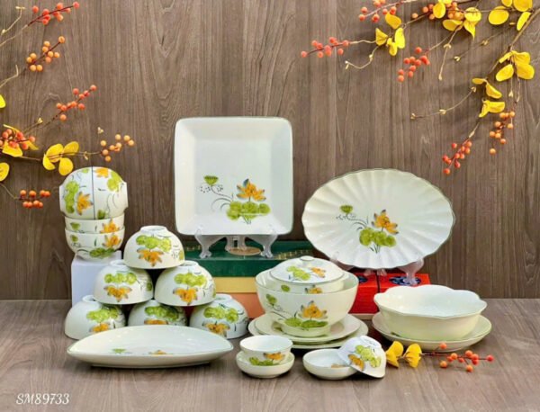 Bộ Bàn Ăn Gốm Sứ
