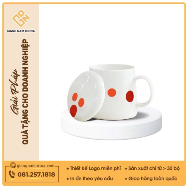Ly sứ in logo – Quà tặng nhỏ gọn, tiện lợi