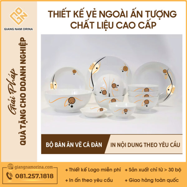 Bộ Bàn Ăn Gốm Sứ 