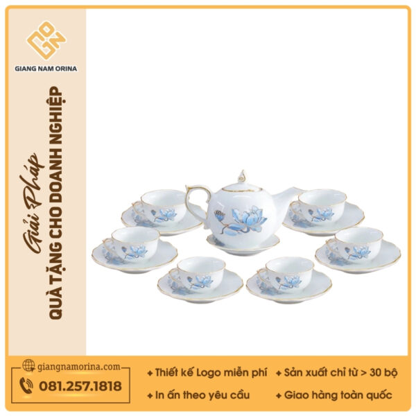 Bộ Ấm Trà Sứ Cao Cấp