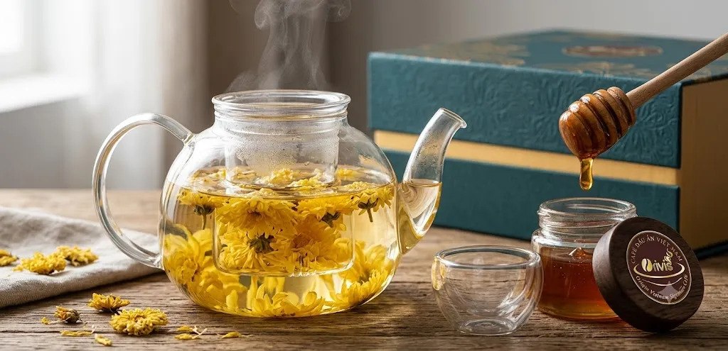 Hộp Quà Tặng Nông Sản Sạch Và Trà Thảo Mộc
