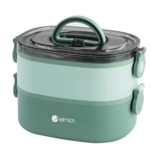 Hộp cơm 2 tầng inox 304 Elmich